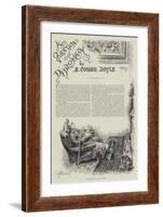 A Question of Diplomacy-Frederick Barnard-Framed Giclee Print