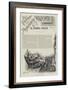 A Question of Diplomacy-Frederick Barnard-Framed Giclee Print