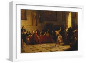 A Question of Propriety, 1875-Edwin Longsden Long-Framed Giclee Print