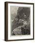 A Question of Right-Of-Way, a Mountain Incident in Cashmere-John Charlton-Framed Giclee Print