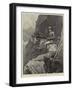 A Question of Right-Of-Way, a Mountain Incident in Cashmere-John Charlton-Framed Giclee Print