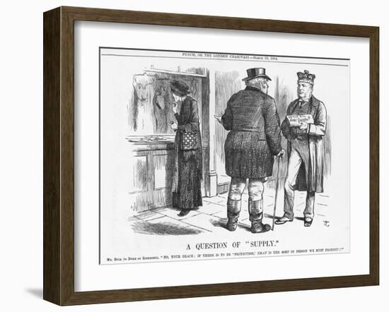 A Question of Supply, 1884-Joseph Swain-Framed Giclee Print