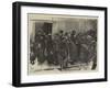 A Queue in Paris-William Small-Framed Giclee Print