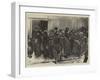 A Queue in Paris-William Small-Framed Giclee Print