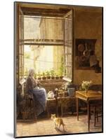 A Quiet Afternoon, 1917-Marie Francois Firmin-Girard-Mounted Giclee Print