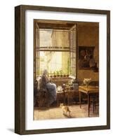 A Quiet Afternoon, 1917-Marie Francois Firmin-Girard-Framed Giclee Print