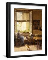 A Quiet Afternoon, 1917-Marie Francois Firmin-Girard-Framed Giclee Print