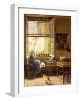 A Quiet Afternoon, 1917-Marie Francois Firmin-Girard-Framed Giclee Print