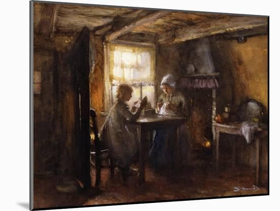 A Quiet Afternoon-Bernardus Johannes Blommers or Bloomers-Mounted Giclee Print