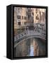 A Quiet Canal, Venice, UNESCO World Heritage Site, Veneto, Italy, Europe-Amanda Hall-Framed Stretched Canvas