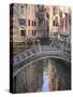 A Quiet Canal, Venice, UNESCO World Heritage Site, Veneto, Italy, Europe-Amanda Hall-Stretched Canvas