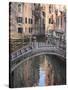 A Quiet Canal, Venice, UNESCO World Heritage Site, Veneto, Italy, Europe-Amanda Hall-Stretched Canvas