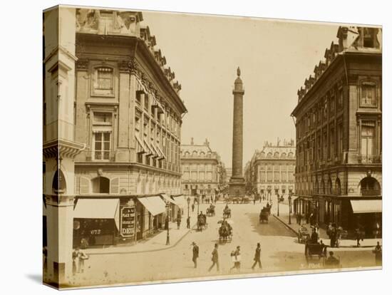 A Quiet Day in the Place Vendome-null-Stretched Canvas