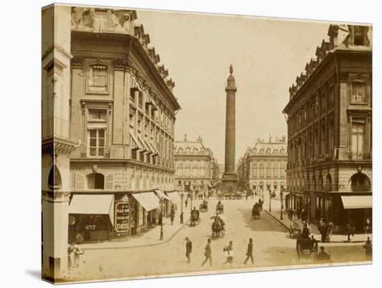 A Quiet Day in the Place Vendome-null-Stretched Canvas