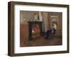 A Quiet Day in the Studio, 1885 (Oil on Canvas)-John Lavery-Framed Giclee Print