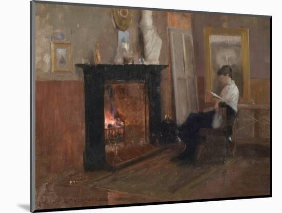 A Quiet Day in the Studio, 1885 (Oil on Canvas)-John Lavery-Mounted Giclee Print