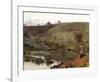 A quiet day on Darebin Creek-Tom Roberts-Framed Premium Giclee Print