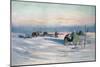 A Quiet Evening on the Barrier, from 'The Heart of the Antarctic' by Ernest H. Shackleton-null-Mounted Giclee Print