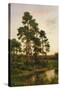 A Quiet Evening, Surrey Pines, 1916-Benjamin Williams Leader-Stretched Canvas