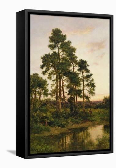 A Quiet Evening, Surrey Pines, 1916-Benjamin Williams Leader-Framed Stretched Canvas