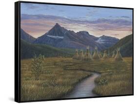 A Quiet Evening-Robert Wavra-Framed Stretched Canvas