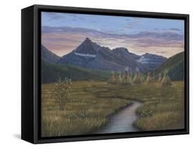 A Quiet Evening-Robert Wavra-Framed Stretched Canvas