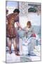 A Quiet Greeting-Sir Lawrence Alma-Tadema-Mounted Art Print