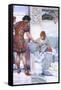 A Quiet Greeting-Sir Lawrence Alma-Tadema-Framed Stretched Canvas