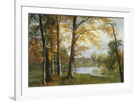 A Quiet Lake-Albert Bierstadt-Framed Premium Giclee Print