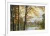 A Quiet Lake-Albert Bierstadt-Framed Giclee Print