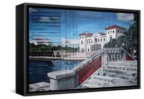 A Quiet Prelude, Vizcaya, Miami 2005-Jeff Pullen-Framed Stretched Canvas