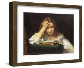 A Quiet Read, 1863-William Dobson-Framed Giclee Print