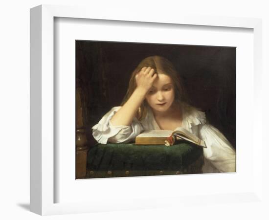 A Quiet Read, 1863-William Dobson-Framed Giclee Print