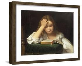 A Quiet Read, 1863-William Dobson-Framed Giclee Print