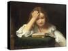 A Quiet Read, 1863-William Dobson-Stretched Canvas