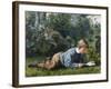 A Quiet Read-William Bromley-Framed Giclee Print