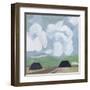 A Quiet Village II-Melissa Wang-Framed Art Print