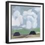 A Quiet Village II-Melissa Wang-Framed Art Print