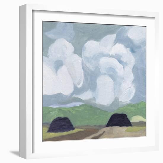 A Quiet Village II-Melissa Wang-Framed Art Print