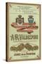 A. R. Valdespino Sherry Label-null-Stretched Canvas