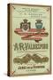 A. R. Valdespino Sherry Label-null-Stretched Canvas