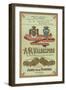 A. R. Valdespino Sherry Label-null-Framed Art Print