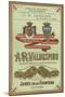 A. R. Valdespino Sherry Label-null-Mounted Art Print