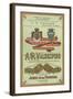 A. R. Valdespino Sherry Label-null-Framed Art Print