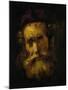 A Rabbi-Rembrandt van Rijn-Mounted Giclee Print