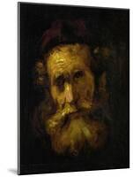 A Rabbi-Rembrandt van Rijn-Mounted Giclee Print