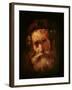 A Rabbi-Rembrandt van Rijn-Framed Giclee Print