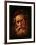 A Rabbi-Rembrandt van Rijn-Framed Giclee Print