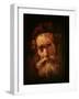 A Rabbi-Rembrandt van Rijn-Framed Giclee Print