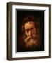 A Rabbi-Rembrandt van Rijn-Framed Giclee Print